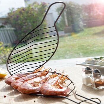 Fisket InnovaGoods Barbecue pour Poisson 8