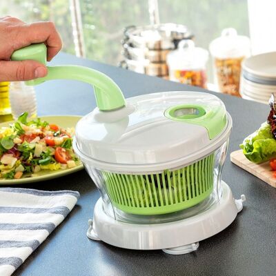 Manual Centrifuge, Chopper and Mixer 4 in 1 with Accessories and Recipes Chopix InnovaGoods