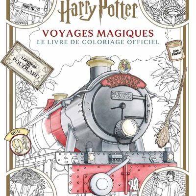 LIBRO PARA COLOREAR - Harry Potter - Viajes Mágicos