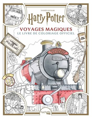 LIVRE COLORIAGE - Harry Potter - Voyages magiques 1