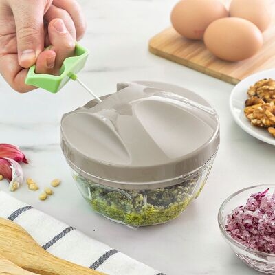 InnovaGoods Spinop Mini Manual Chopper with Rope