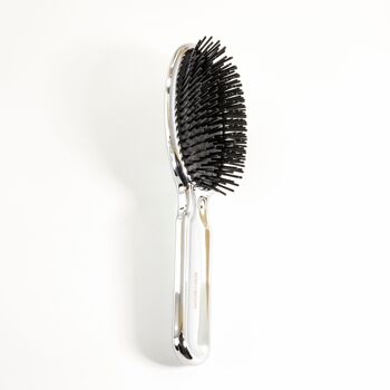 Brosse à cheveux pneumatique métallique avec picots en plastique 7