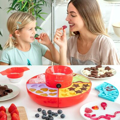 Machine to Make Jelly Beans and Chocolate Fondue 2 in 1 Yupot InnovaGoods