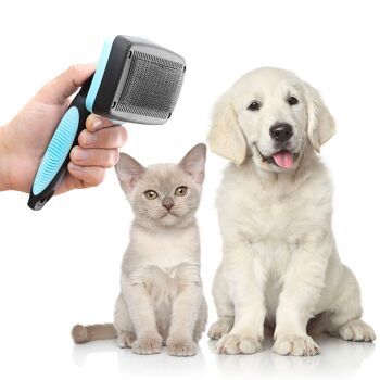 Groombot InnovaGoods Brosse de Nettoyage pour Animaux avec Pointes Rétractables 7