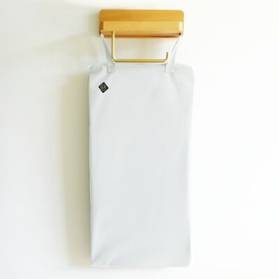 1 sac rangement, stockage et lavage papier toilette lavable - P'Bag - blanc
