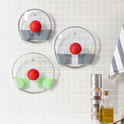 Set of 3 InnovaGoods Smarack Kitchen Lid Adhesive Holders