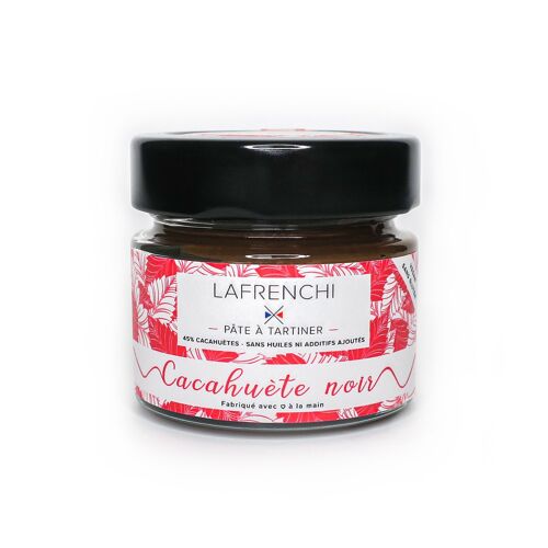 Pâte à tartiner Cacahuète Noir - 100 g (pour coffret cadeau / box)