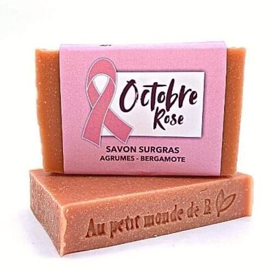Pink October soap