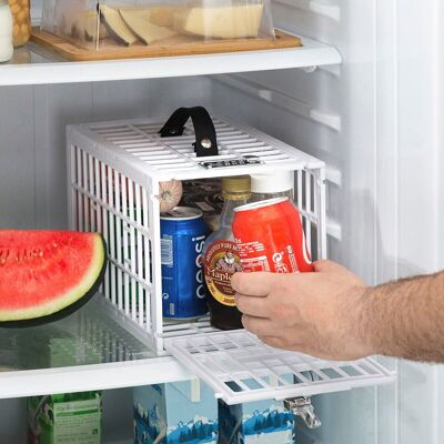 InnovaGoods Lebensmittelsicherer Sicherheitskäfig für Kühlschränke