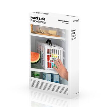 Cage de sécurité pour réfrigérateur InnovaGoods Food Safe 6