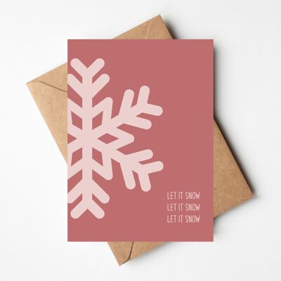 Christmas card | Let it snow