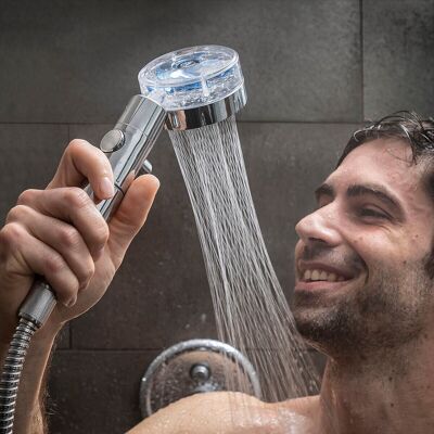 InnovaGoods Heliwer Ecoshower with Pressure Propeller and Purifying Filter
