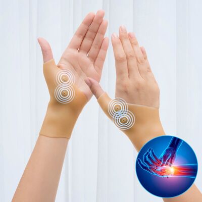 Imontic InnovaGoods Compression Wristbands with Magnetic Points 2 Units