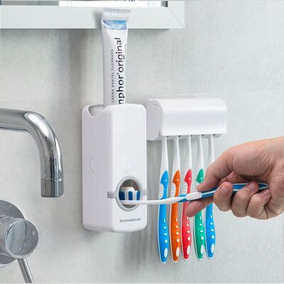 Dispenser per dentifricio con portaspazzolino Diseeth InnovaGoods
