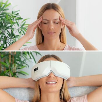 Masseur pour les Yeux à Compression d'Air Eyesky 4-en-1 InnovaGoods Eyesky 3