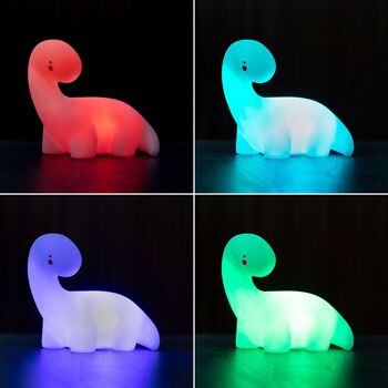 Lampe Dinosaure LED Multicolore Lightosaurus InnovaGoods 3