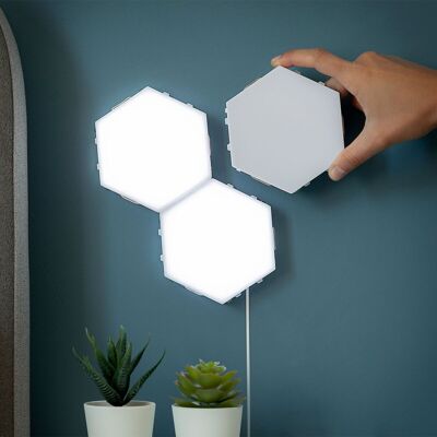 Tilight InnovaGoods Magnetic and Touch Modular LED Panel Set (Pack of 3)