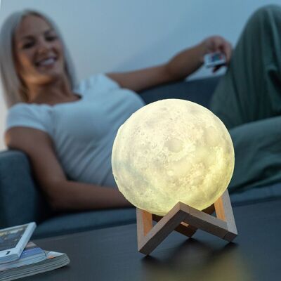 InnovaGoods Moon Moondy Rechargeable LED Lamp