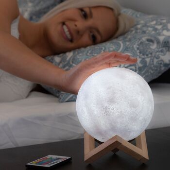 Lampe LED Rechargeable Moon Moondy InnovaGoods 4