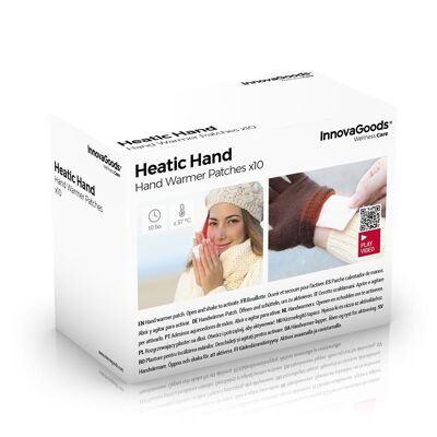 Parches Calentadores de Manos Heatic Hand InnovaGoods (Pack de 10)