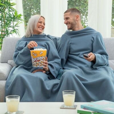 Double Blanket with Central Pocket Doublanket InnovaGoods