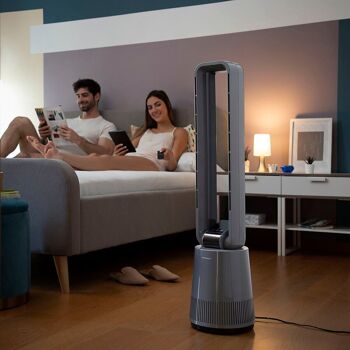 Ventilateur Sans Lame avec Filtre Purifiant et Télécommande Bloho InnovaGoods 2