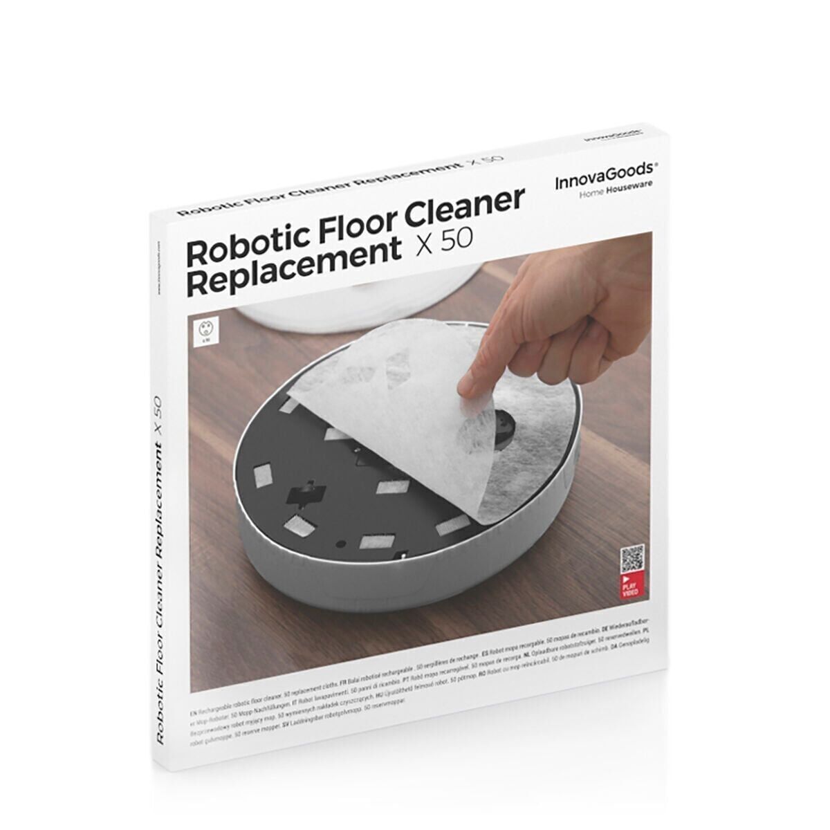 Ricariche Mop per Robot Pulitori InnovaGoods Confezione da 50 unità