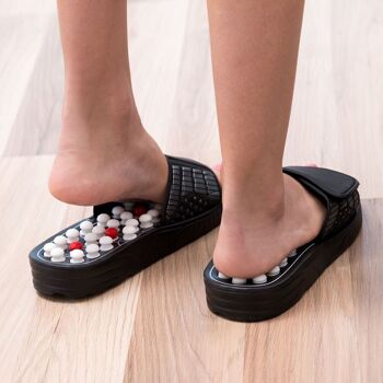 Pantoufles d'acupuncture Slicu | Masseur de pieds | Masseur de pieds - InnovaGoods 1