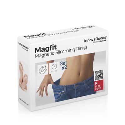 InnovaGoods Magfit Magnetische Schlankheitsringe Packung mit 2 Einheiten