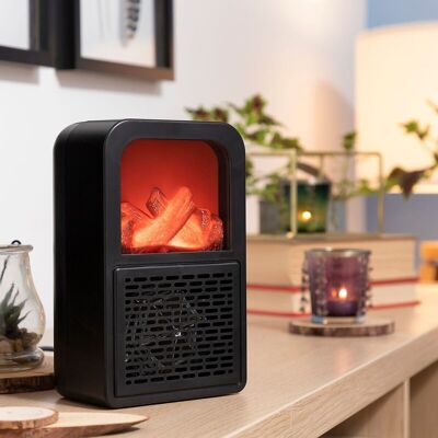 Flehatt InnovaGoods 3D Flame Effect Tabletop Heater