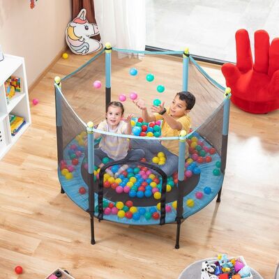 Lit trampoline pour enfants Kidine InnovaGoods avec filet de sécurité