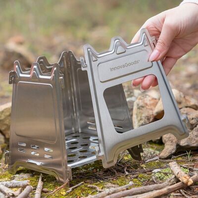 InnovaGoods Flamet Detachable Steel Camping Stove