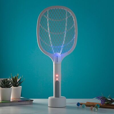 Rechargeable Insect Killer Racket with UV Light 2 in 1 KL Rak InnovaGoods