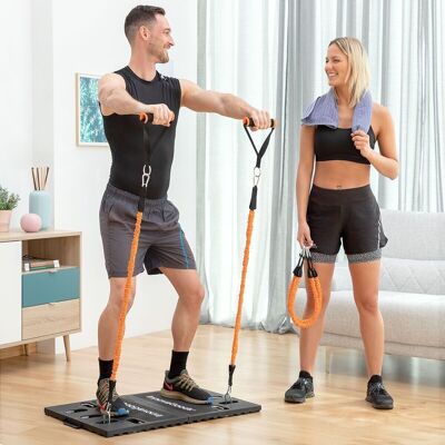 InnovaGoods Gympak Max Système d'Entraînement Complet Portable avec Guide d'Exercices