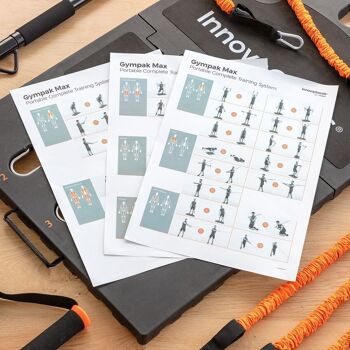 InnovaGoods Gympak Max Système d'Entraînement Complet Portable avec Guide d'Exercices 3