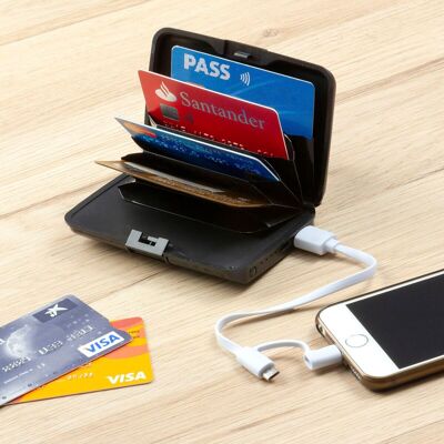 InnovaGoods Security Card Holder and Power Bank