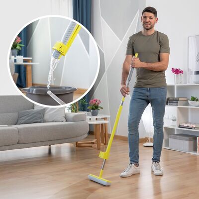 Mop-mop with Self-draining Sponge 2 in 1 Wringop InnovaGoods