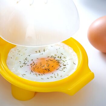 Cuiseur à œufs double en silicone Oovi InnovaGoods 5