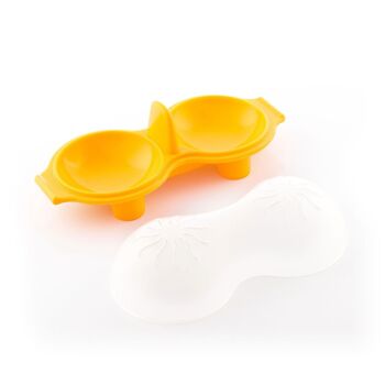 Cuiseur à œufs double en silicone Oovi InnovaGoods 8