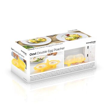 Cuiseur à œufs double en silicone Oovi InnovaGoods 9
