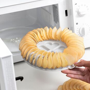 Ensemble pour faire des frites au micro-ondes avec mandoline et recettes Chipit InnovaGoods 6