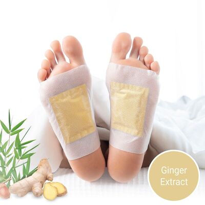 InnovaGoods Ginger Detoxifying Foot Patches 10 Units