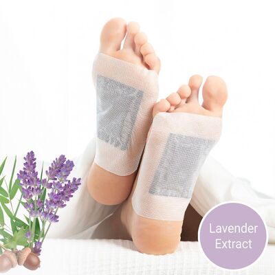 InnovaGoods Lavendel entgiftende Fußpflaster 10 Einheiten