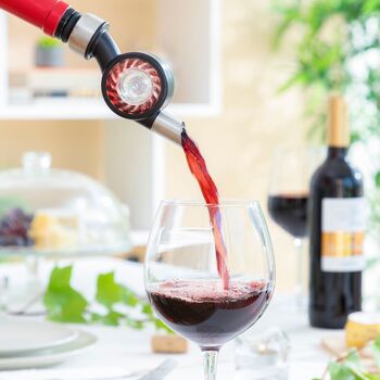 Aérateur de vin avec broyeur et support Wimil InnovaGoods 1