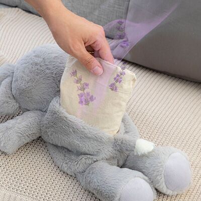InnovaGoods Phantie Plush Elephant with Heat and Cold Effect