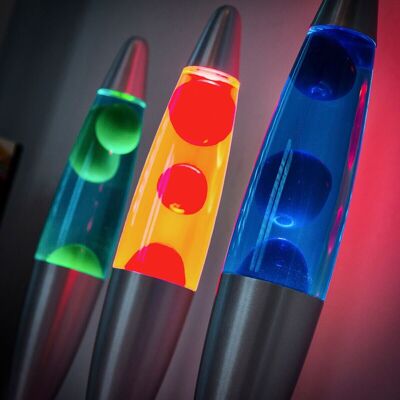 Lampe à lave pour enfants et adultes – Lampe à lave bleue, verte ou rouge | Lampe à lave | Lampe à lave InnovaGoods