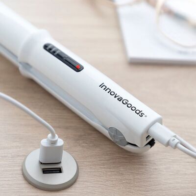 Rechargeable Hair Straightener with Power Bank Hesser InnovaGoods