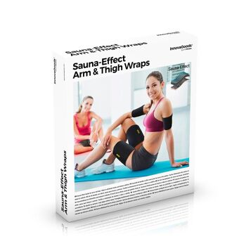 Bandes de sport avec effet sauna pour bras et jambes InnovaGoods 4 unités 1
