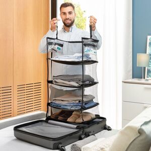 Étagère Pliante Portable pour Organisateur de Bagages Sleekbag InnovaGoods