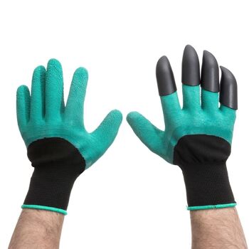 Gants de Jardinage avec Griffes pour Creuser InnovaGoods 7